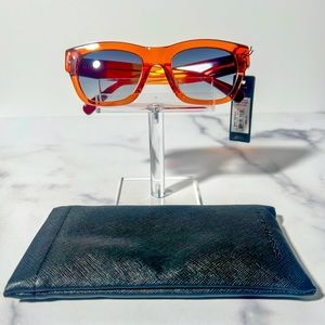 BCBGMaxAzria Orange & Coral Sunglasses B956